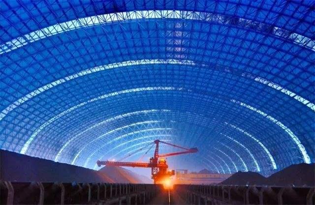 铜陵亿优钢构工程师为您解析原料场封闭技术的特点和类型